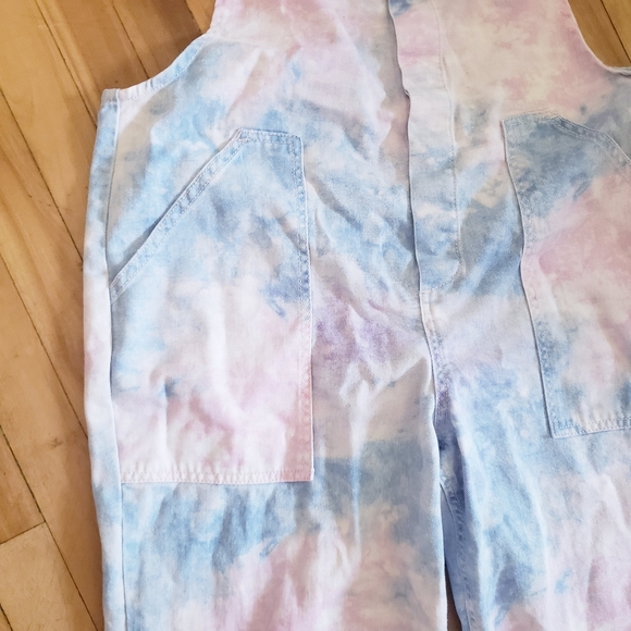 Vintage 90'sJordache Knotted Slouchy Jean Overalls - L - Picture 5 of 11